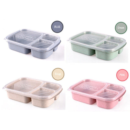 Food Container Storage Tableware Heated Dinnerware Lunch Bento Box Dining Tools