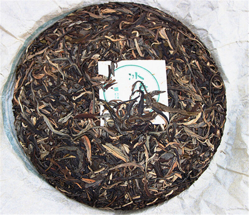 357g Premium Organic Yunnan Aged Tree Material Puer Tea Cake Bingdao Green Tea