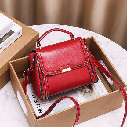 Fashion portable small square bag retro women's bag shoulder bag Messenger bag