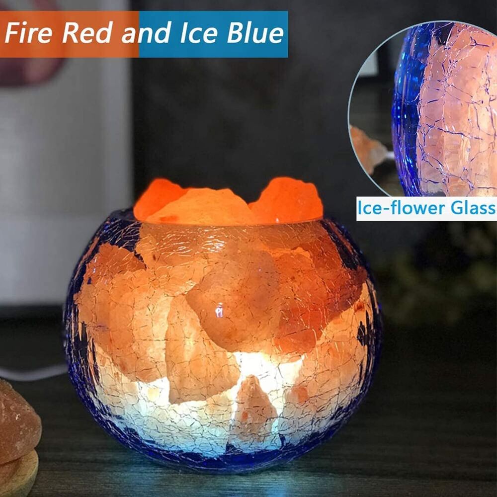 USB Himalayan Salt Lamp with Natural Salt Home Decoration Gift Color Changing