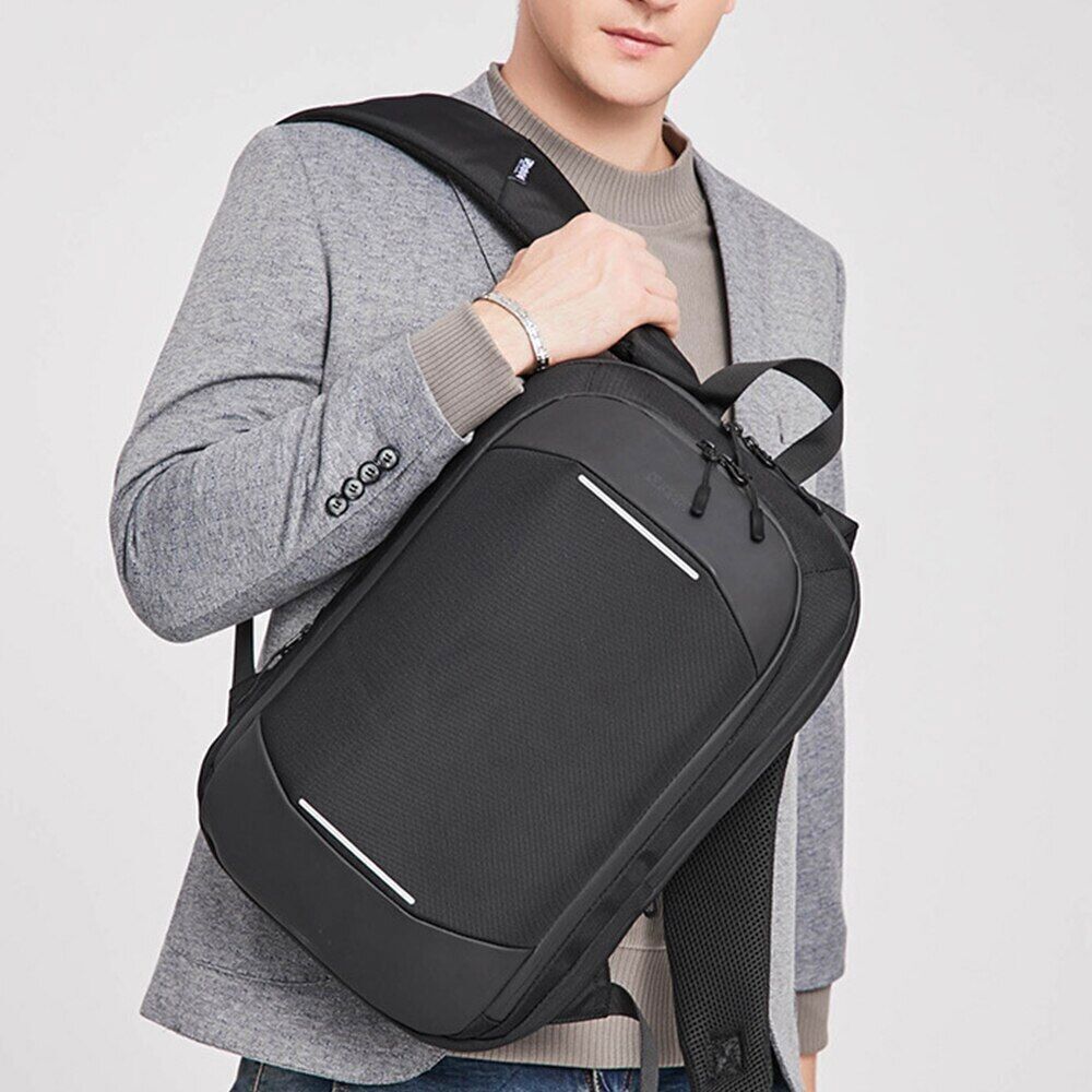 Men 15.6 Inch Laptop Backpack Notebook Rucksack Business Travel Bag