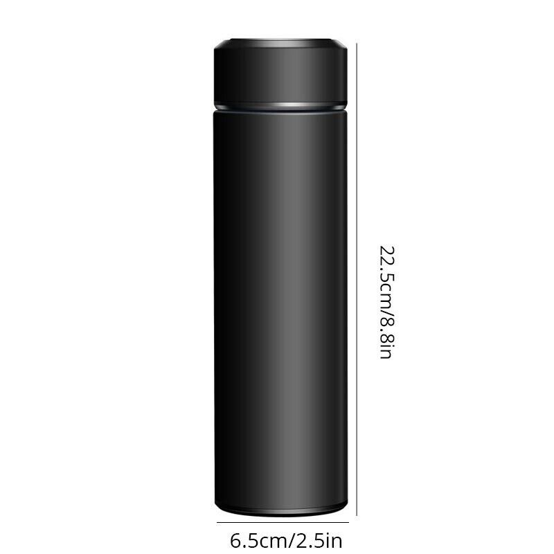 500ml Stainless Steel Creative Smart Thermos Bottle For Temperature Display Mug