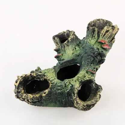 Fish Tank Landscape Ornaments Resin Rockery Aquarium Decorations Pet Hiding Cave