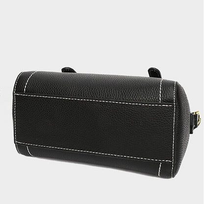 100% Genuine Leather Women's Crossbody Boston Bag Small Handbags shoulder bag
