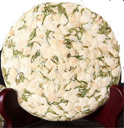 200g Top Grade Dried Jasmine Tea Organal Bud Flower Tea Green Tea Cake Blooming