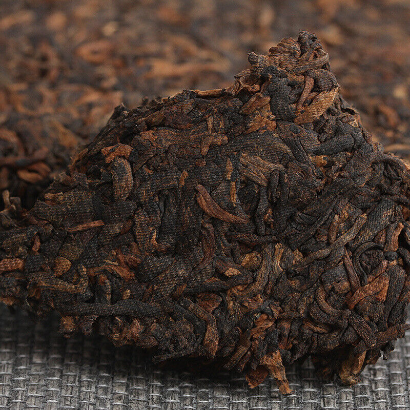 357g Yunnan Pu'er Tea Banzhang Ancient Rhyme Aged Ripe Cake Seven Seed Cake Tea