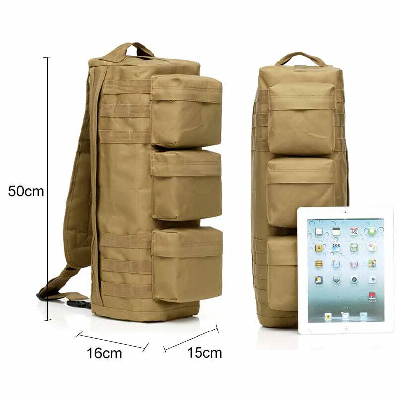 Bag Shoulder Backpack Men's Army Bags Hiking Camping Hunting Rucksack