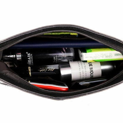 Messenger Bags Crossbody PU Leather Black Handbags for Women Shoulder Bag
