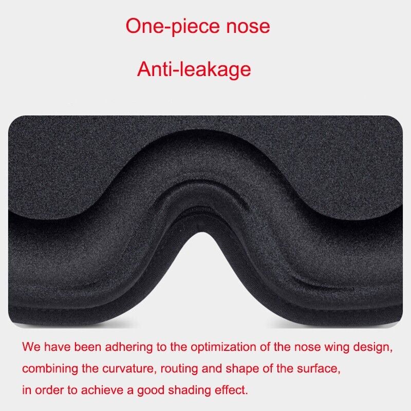3D Sleep Mask Silk Men Women DryEye Sleeping Padded Shade Cover Travel Blindfold