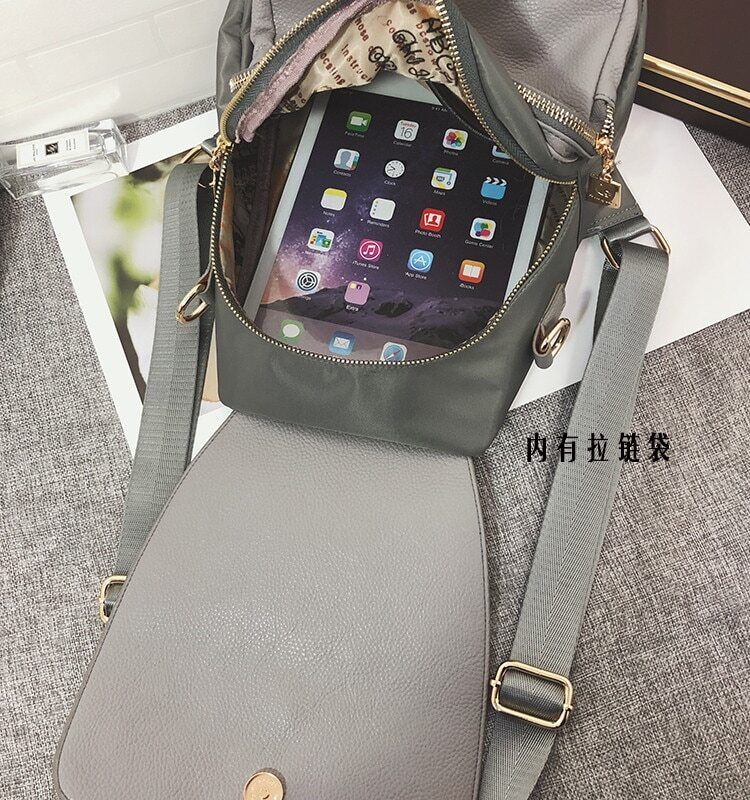 Backpack Shoulder Bag Women PU Leather Travel Bags College School Bag