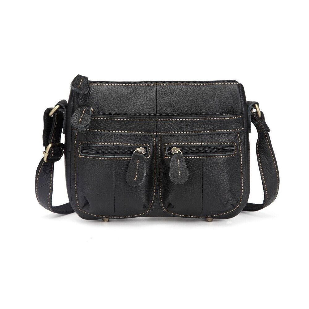 Top Cowhide Genuine Leather Women Bags Female Shoulder Bag Crossbody