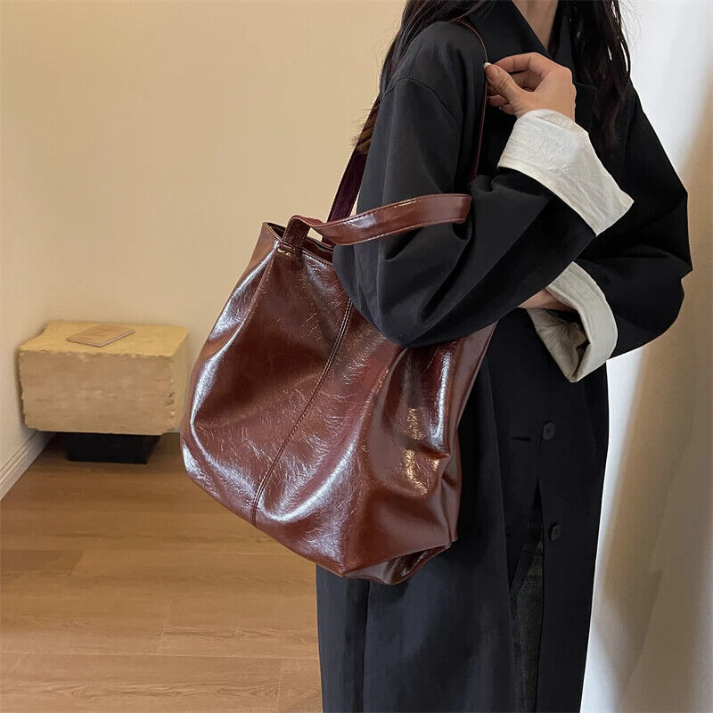 Big Shoulder Bags Women Tote Bag 2023 Winter Hand Bag Travel Handbag