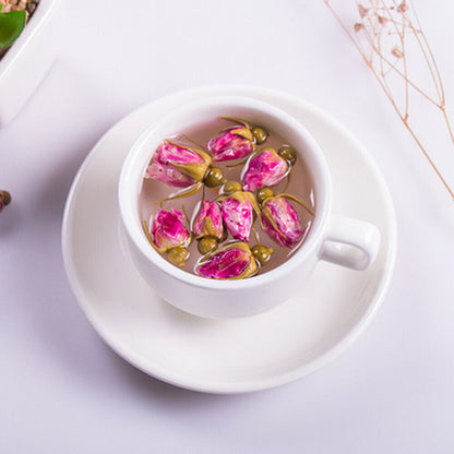 Chinese Flower Red Rose Bud Tea,Aroma Dry flowers Floral Herbal Blooming Tea