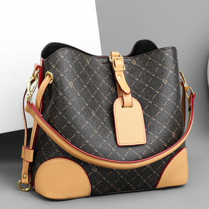 Classic Womne's Bucket Bag, Fashion Crossbody Shoulder Bags Elegant Handbags