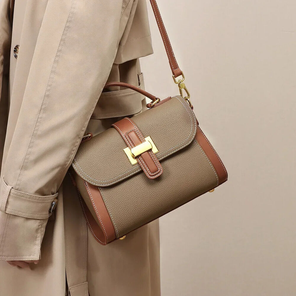 Women's Genuine Leather Shoulder Bag Fashion Versatile Handbag Messenger Bag