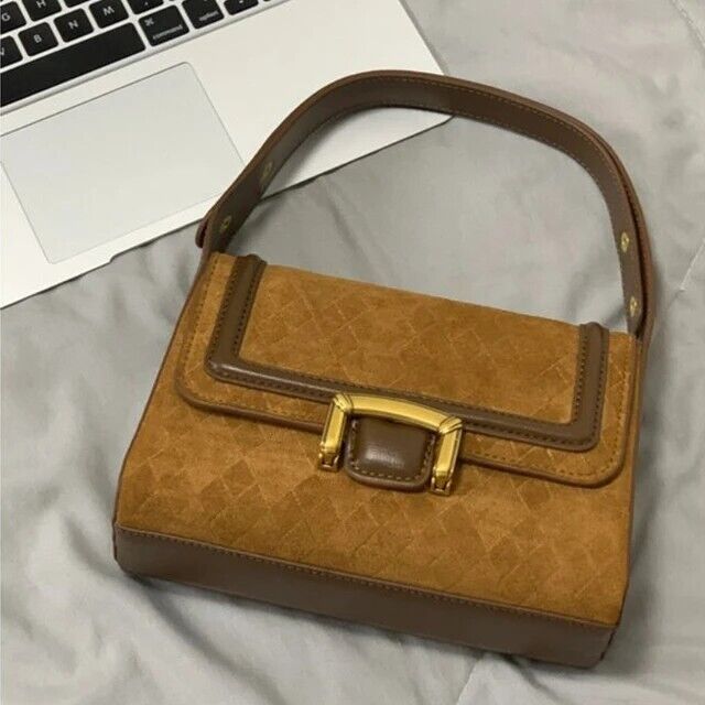 Women's Vintage Satchel Handbag Elegant Top Handle Classic Bag Retro Gift
