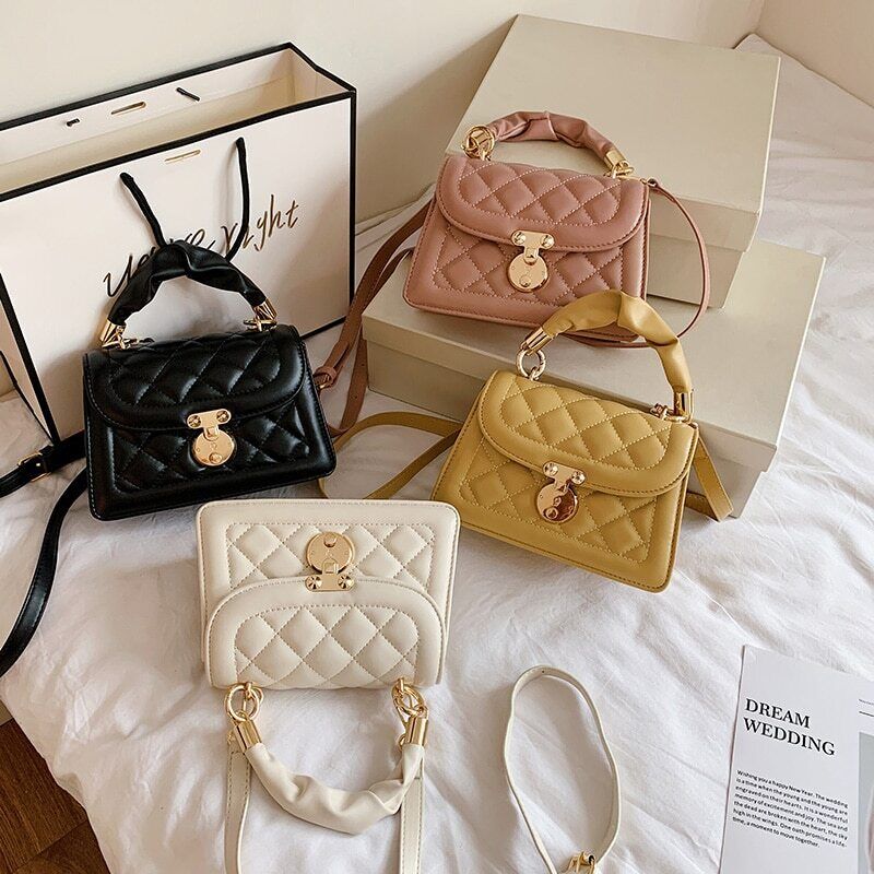 Crossbody Bags Women Chain Handbag Bag PU Leather Hand Bag Ladies