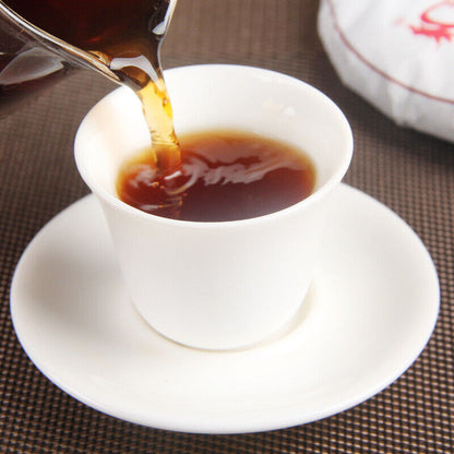 Top-grade Cooked Tea Menghai Big Tree Organic Pu'er Tea Black Tea 380g 勐海陈香