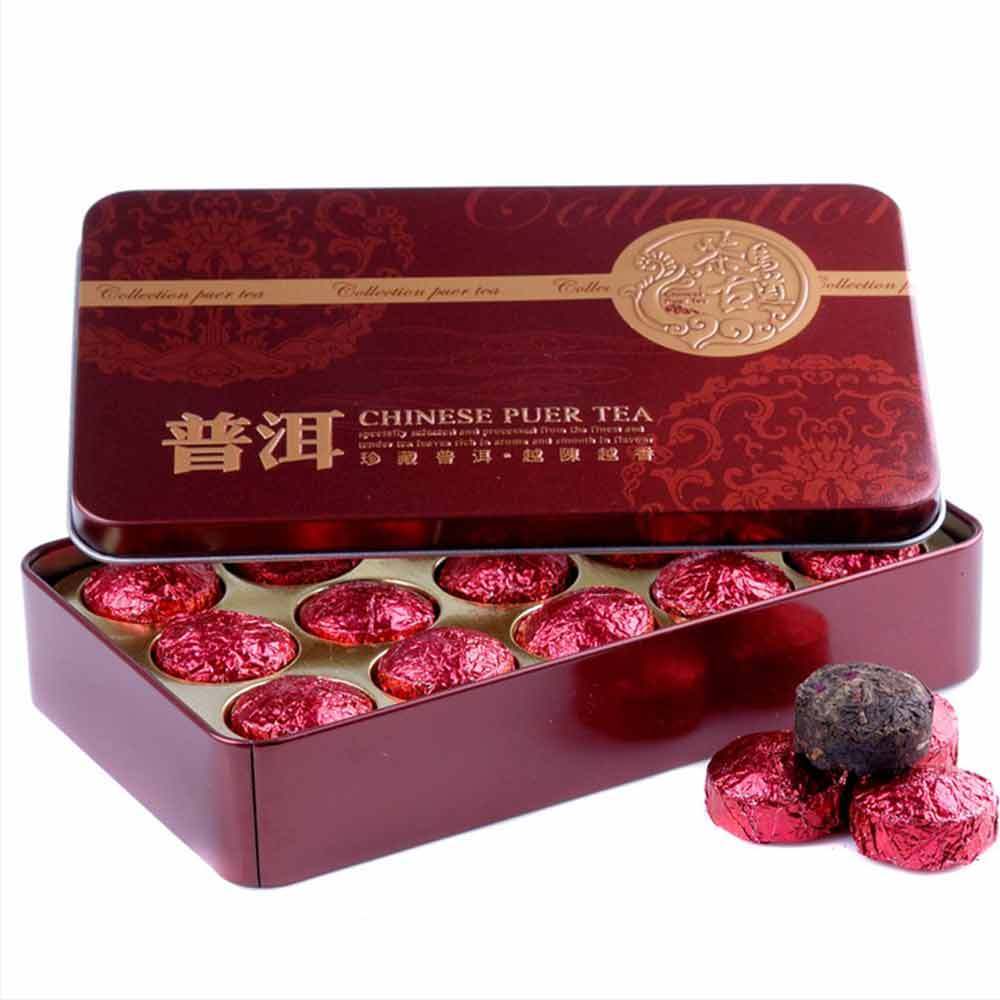 Yunnan Shu Pu Er Puerh Gift Pack Healthcare 75g Rose Mini Maturity -