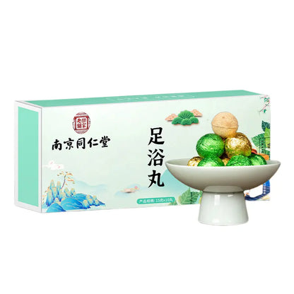 Wormwood Foot Bath Ball Herbal Instant Sweaty Foot Soak Ball 艾草泡脚丸足浴球暴汗足浴丸速溶泡脚球