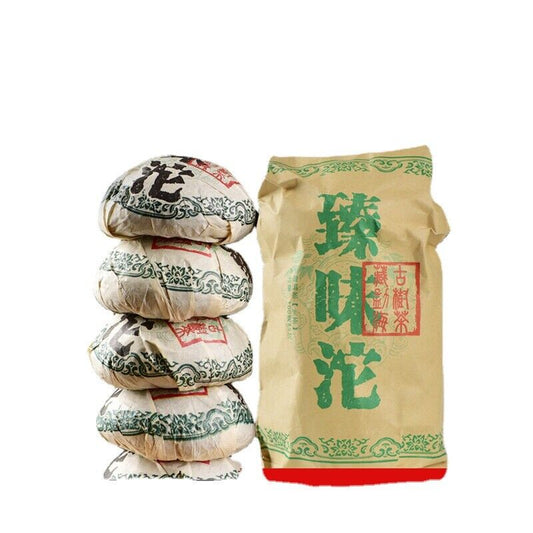 500g Top Menghai High Mountain Pu-erh Green Tea Yunnan Organic Cha Pu'er Tuocha