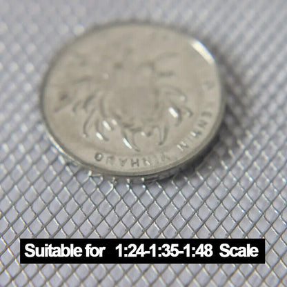 Miniature Fence Model Metal HO Scale DIY Railway Train Scene Making Kits 10x24cm