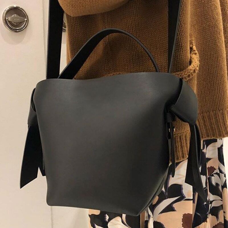 Women Shoulder Bags Handbags Tote Pu Leather Crossbody Bag Casual Buckets