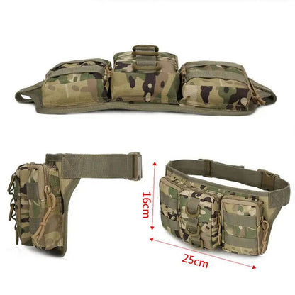 Men Women Outdoor Tactical Bag Tactical Pack Camping Hiking Bag Belt Backpack