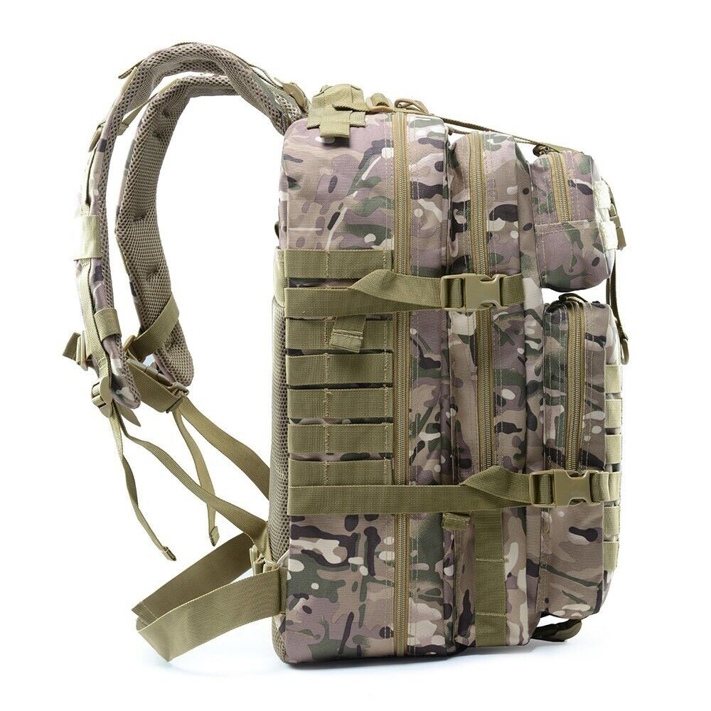 Military Bag Men Tactical Army Bug Out Bag Waterproof Camping Hunting Backpack