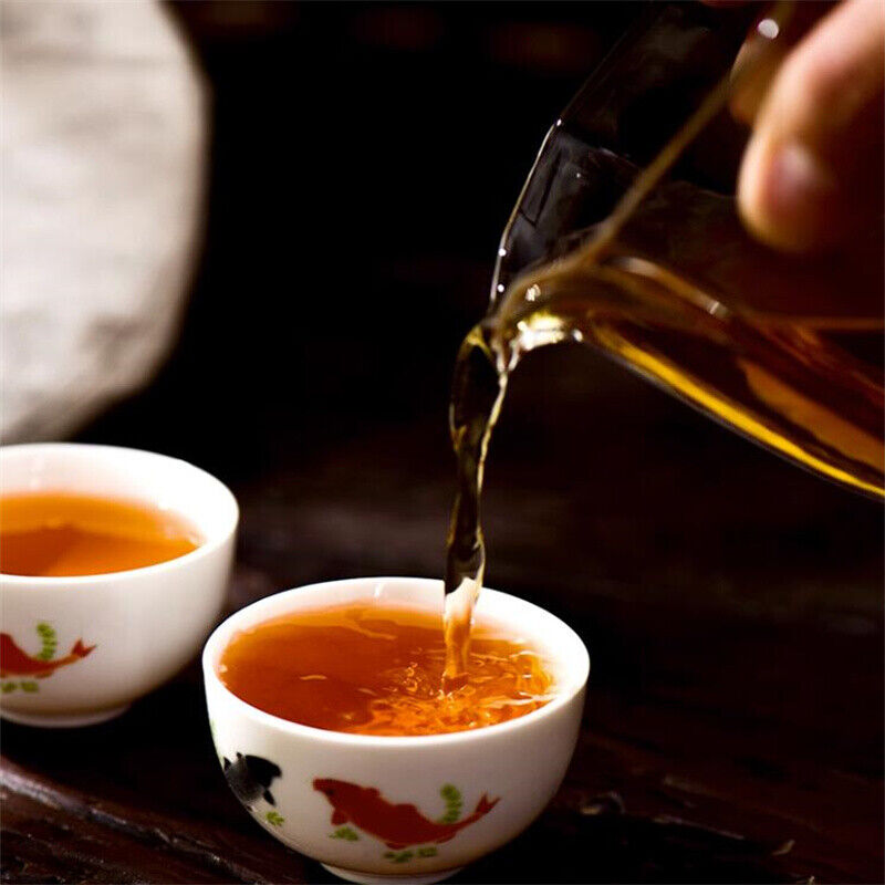 Jing Mai Chun Xiang Ripe Tea Jingmai Ancient Tree Tea Yunnan Big-leaf Tea 357g