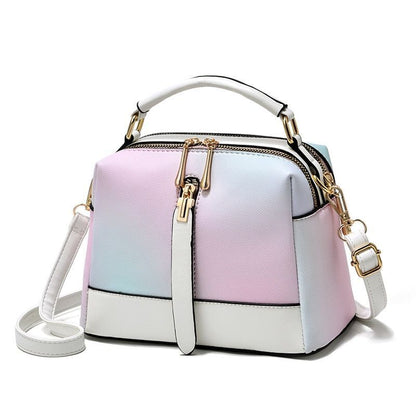 Fashion Bag Gradient Small Tote Crossbody Purse Shoulder Crossbody Bag Polyester