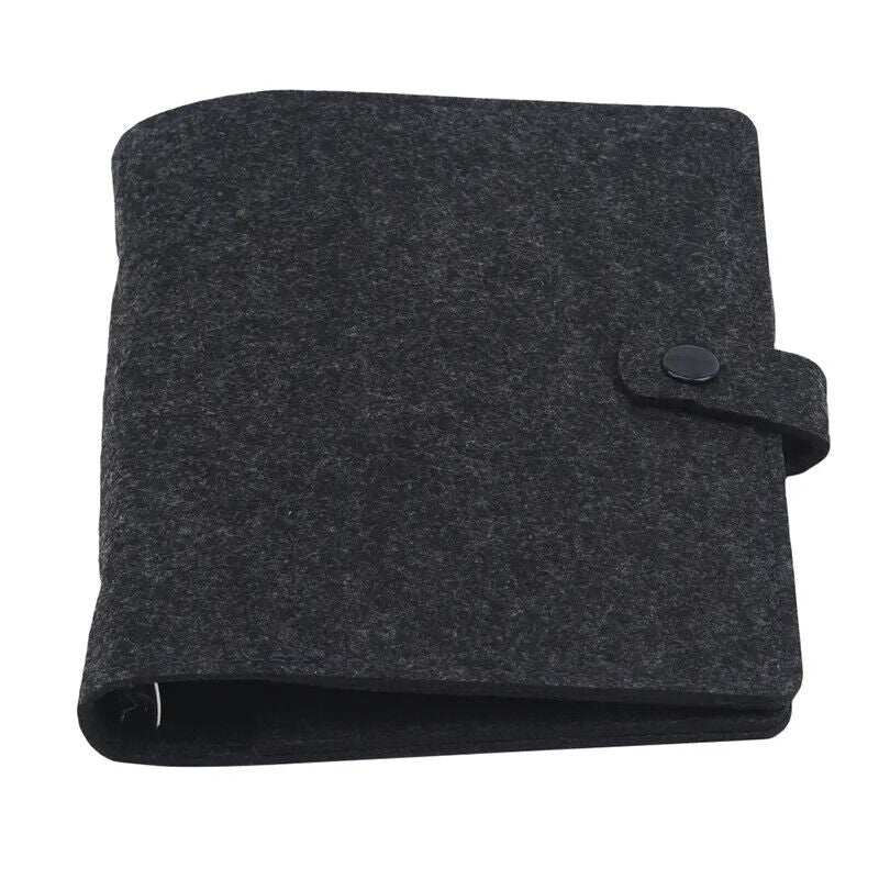 Notebook A5 A6 Felt Shell Fabric Loose Leaf DIY Planner Inner Page Ring Binders