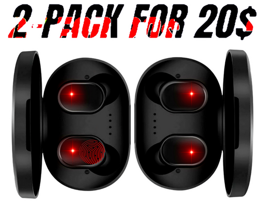 2X Bluetooth Earbuds Wireless For Smart Phone Universal Earphone IPX7 WaterProof