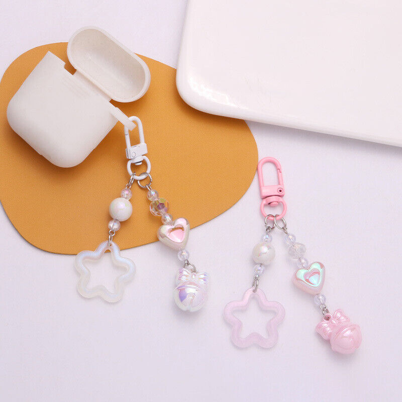 Pentagram y2k Star Keychain Cute Charm Key Ring Handbag Lanyard Accessories
