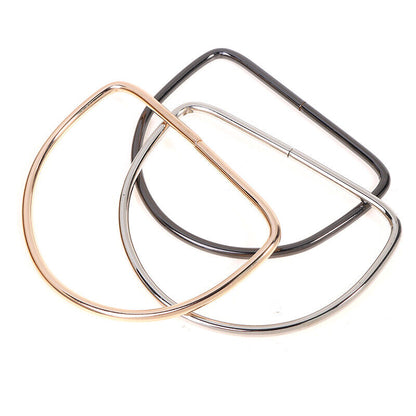 D Metal Bag Handle Handbag Strap Purse Hardware Replacement Handmade AccessoriN8