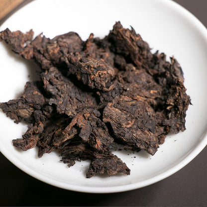LAO CHA TOU ZHUAN * 2019 Qian Shan Ye Yunnan Puer Tea Brick Pu'er Tea 250g Ripe