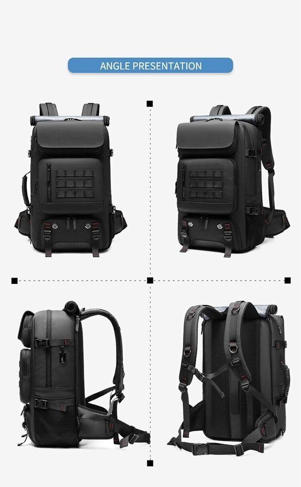 Men Travel Backpack 60L Outdoors Backpack Bag Backpack Shoe Bag