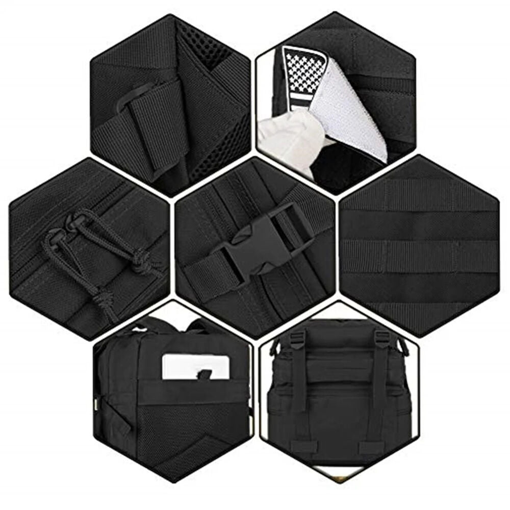 Men's Tactical Backpack 50L Outdoor Bug Rucksack Hiking Camping Hunting Bag