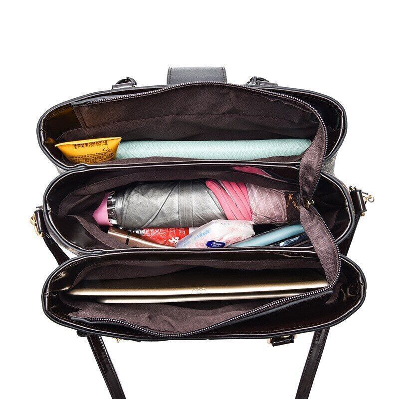 Woman Bag Female Hand Tote Bag Shoulder Bag Lady HandBag Set Bag