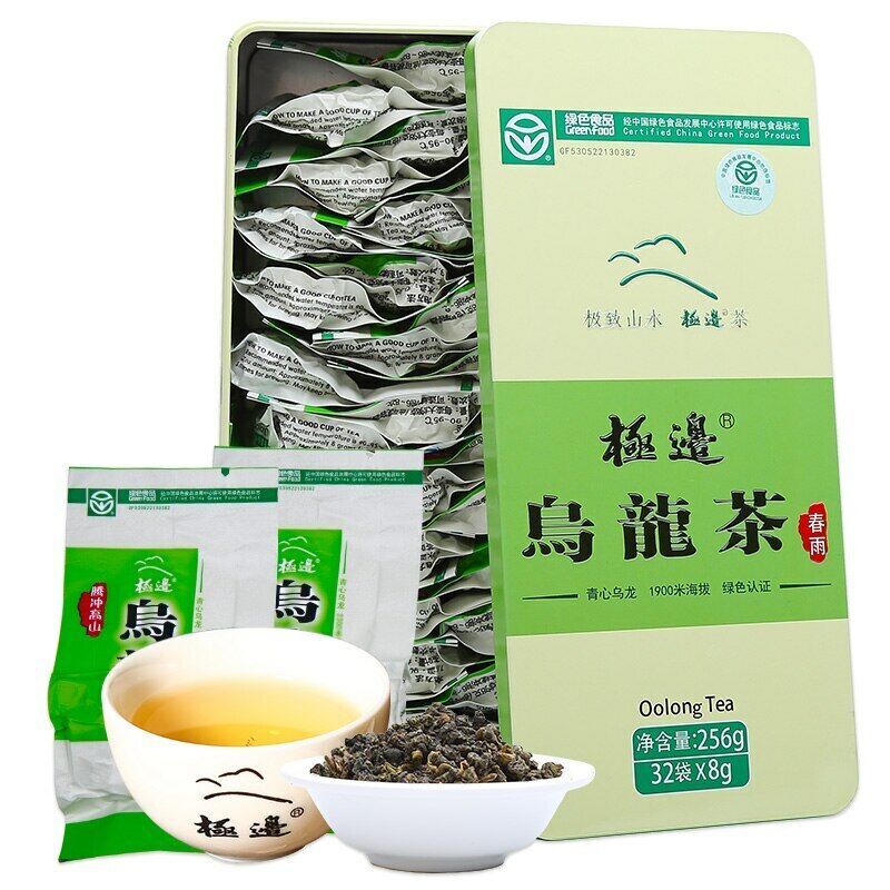 256g Yunnan Jibian High Mountain Tea "Spring Rain" Fresh Oolong Tea Box