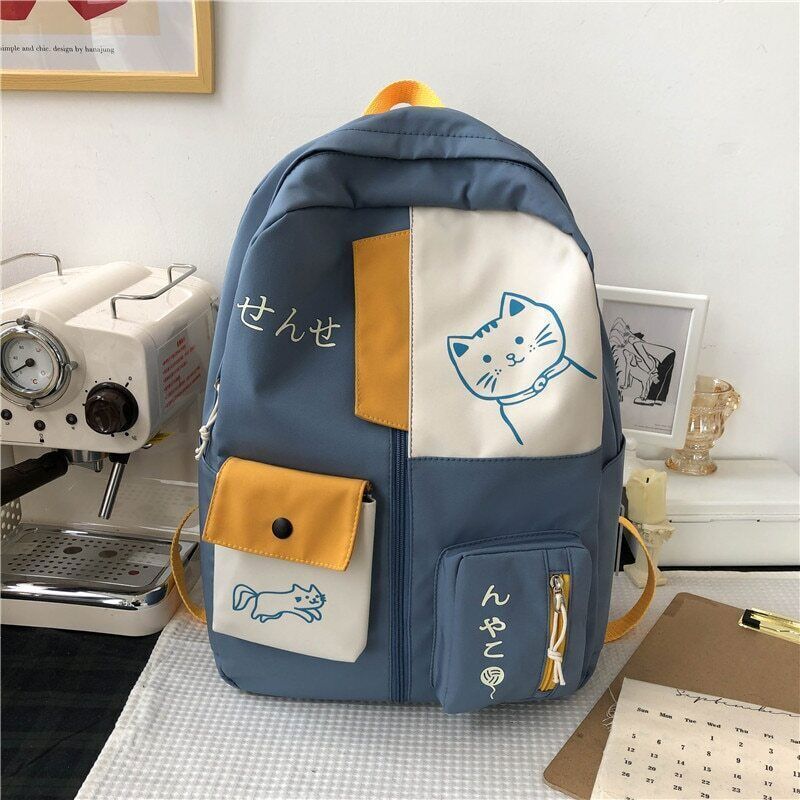 Women Backpack Female Nylon Shoulders School Bag