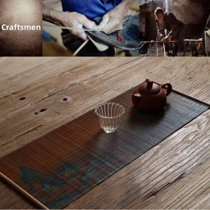Rivers And Mountains Bamboo Tea Table Mats|Table Cloth|Tea Accessories