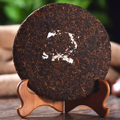 357g Yunnan Puerh Ripe Tea Wild Puer Tea Golden Bud Pu Er Palace Seven Cakes Tea