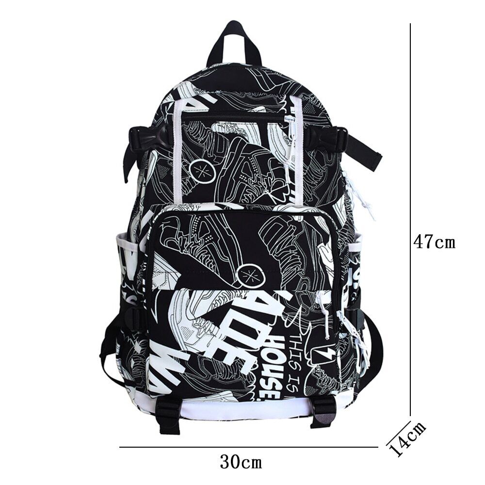 Girl Male School Bag Men Backpack Women Boy Bag Nylon Ladies Student