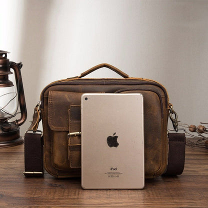 Quality Leather Male One Shoulder Messenger Bag Fashion Cross-body Bag