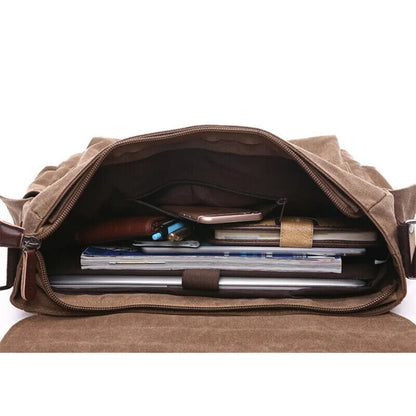 Men Business Messenger Bag Men Shoulder Bag Crossbody Office Travel Bag