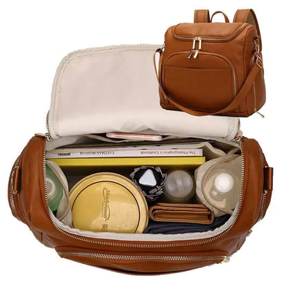 Nappy Bckpack+Changing Pad+Stroller Straps+Insulation bag+Cosmetic bag