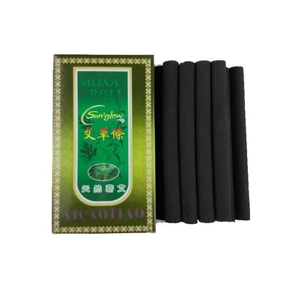 Traditional Smokeless Moxa Stick Moxa Roll Moxibustion 无烟艾灸条