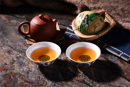 Yunnan Old Pu-erh Tea Tree Puer Tea 100g Shen Pu'er Tea Cake Raw Puerh Tea Cakes