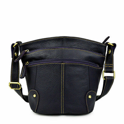 Cowhide Women Crossbody Bag Genuine Leather Small Messenger Bags Ladies Shoudler